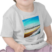 Newport Beach California ocean picture Tee Shirts