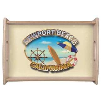 Newport Beach, California Serving Tray