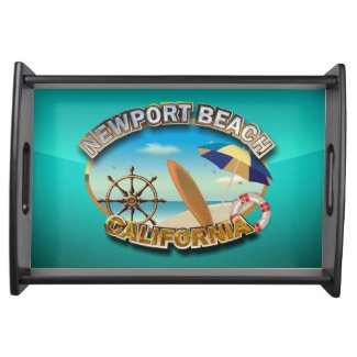 Newport Beach, California Serving Tray