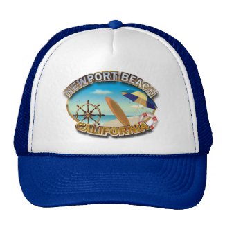 Newport Beach, California Trucker Hat