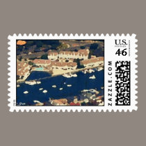 Newport Beach No.3 Painted postage