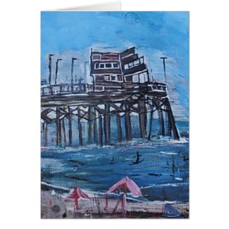 NEWPORT BEACH PIER card
