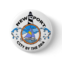 Newport. Pinback Button