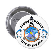 Newport. Pinback Button