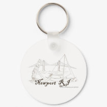 Newport RI Keychain by osundergroundllc Newport RI Keychain