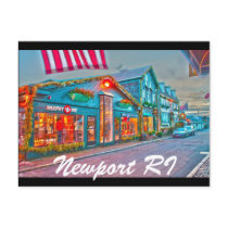 Newport RI Postcard