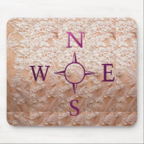 NEWS : Compass North East West South mousepads by doonagiri NEWS : Compass North East West South mousepads