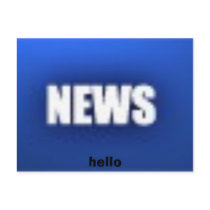 news, hello postcards