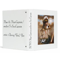NEWS Map Captain anchor or Sea Avery Binder