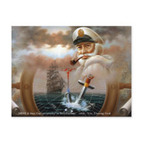 NEWS & Map Captain/anchor or Sea Captain postcards by YooChoongYeul NEWS & Map Captain/anchor or Sea Captain postcards