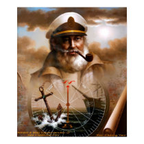 NEWS & Map Captain/anchor or Sea Captain Poster posters by YooChoongYeul NEWS & Map Captain/anchor or Sea Captain Poster posters