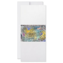 "News" typography Customized Rack Card