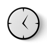 Newskoo Clock Badge Pinback Button