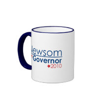 Newsom for Governor mugs