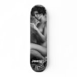 Newspaper babe! skateboard