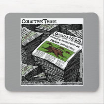 Newspaper-Forests Mouse Pad mousepads by NaturalNews Newspaper-Forests Mouse Pad mousepads
