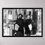 Newspaper Girls Hartford, CT 1909 posters