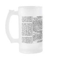 Newspaper Print (Black & White) Mug