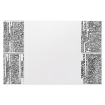 Newspaper Print Stationery