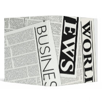 Newspapers Vinyl Binders