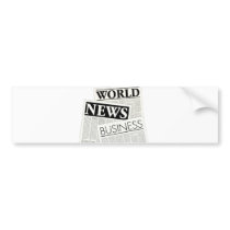 Newspapers Bumper Sticker