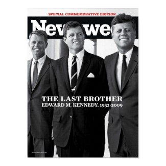 Edward Kennedy commemorative Newsweek cover print.