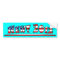 NEWT 2012 BUMPER STICKERS