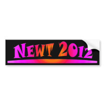 NEWT 2012 BUMPER STICKERS