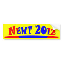 NEWT 2012 BUMPER STICKERS