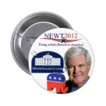Newt 2012:  Fixing Wgat is Barack in America Pin