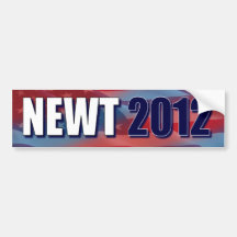 Newt 2012 - Newt Gingrich Bumper Sticker