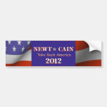Newt Cain bumper sticker