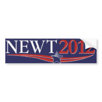 Newt Gingrich 2012 Bumper Sticker