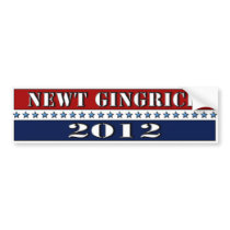 Newt Gingrich 2012 - bumper sticker