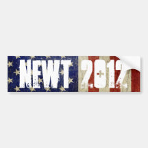 Newt Gingrich 2012 Bumper Stickers
