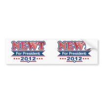 NEWT Gingrich 2012 Bumper Stickers