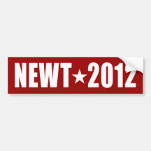 Newt Gingrich 2012 Bumper Stickers