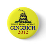 Newt Gingrich 2012 Button