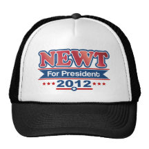 NEWT Gingrich 2012 Hats