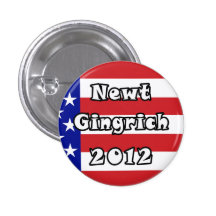 Newt Gingrich 2012 Pin