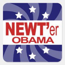NEWT Gingrich 2012 Sticker