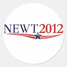 Newt Gingrich 2012 Stickers