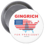 Newt Gingrich (20) Pinback Buttons