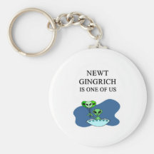 NEWT gingrich, alien Key Chains