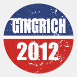 NEWT GINGRICH CAMPAIGN GEAR STICKERS