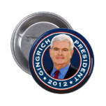 Newt Gingrich Conservative for President Buttons