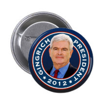 Newt Gingrich Conservative for President Buttons