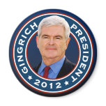 Newt Gingrich Conservative for President Refrigerator Magnet