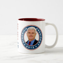 Newt Gingrich Conservative for President Mugs