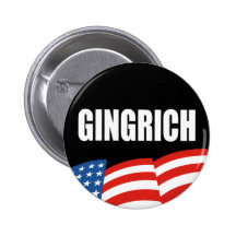 NEWT GINGRICH Election Gear Pinback Button